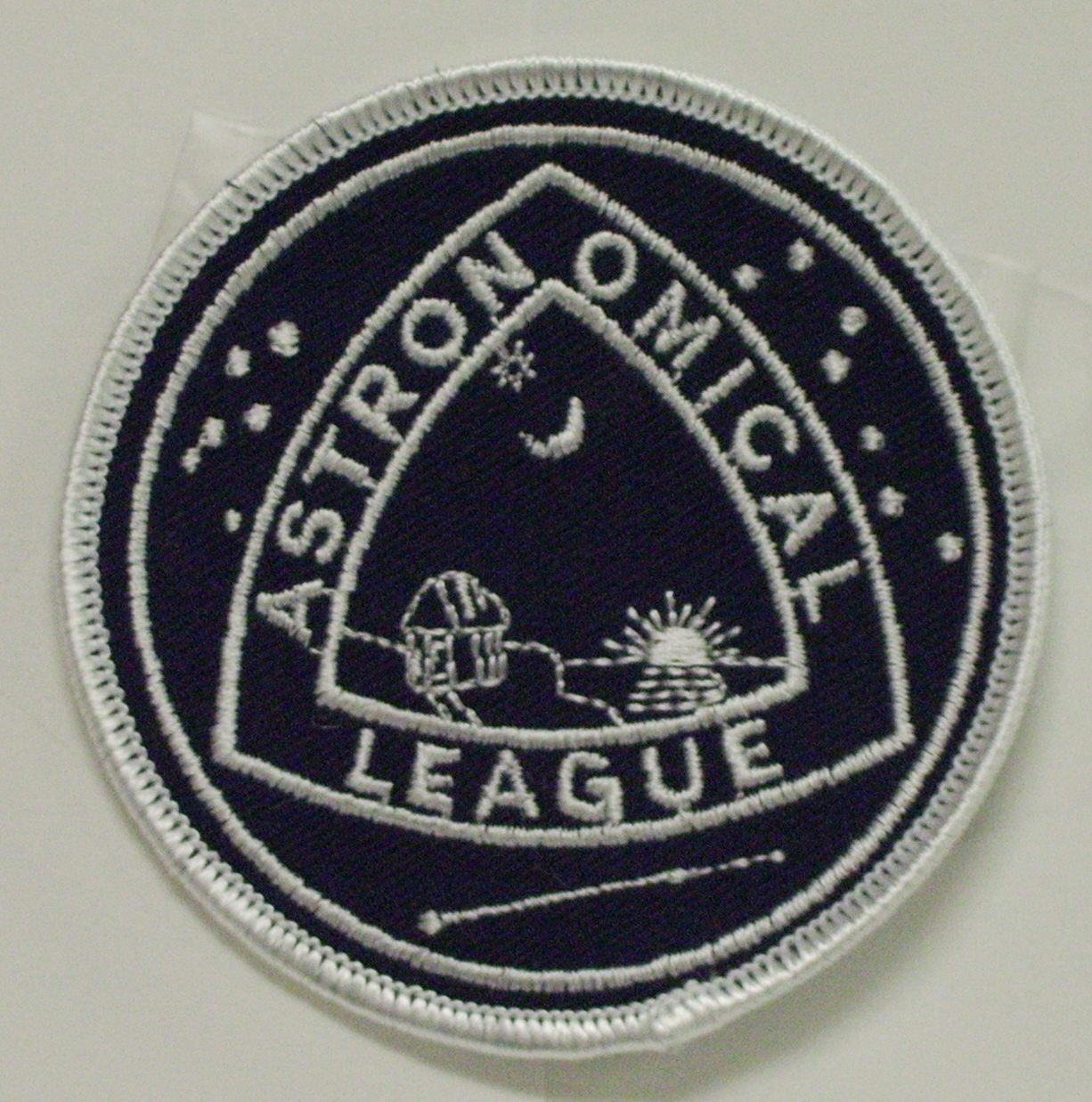 Astronomical League Cloth Patch - blue & white
